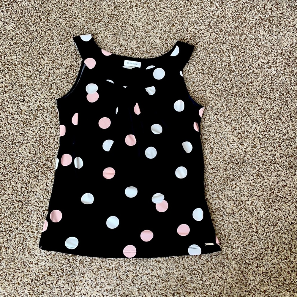 Calvin Klein Polk-a-dot dress shirt